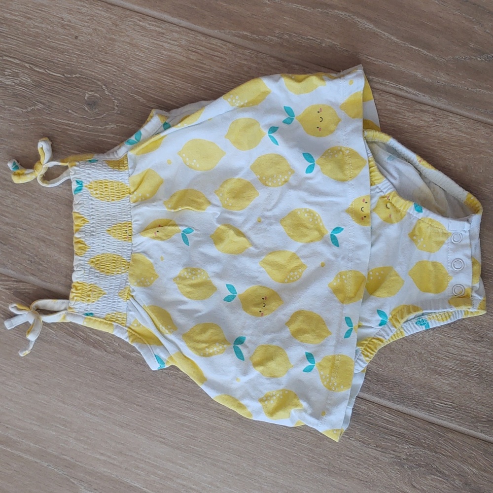 Carter's Lemon Drop Onesie Baby Girl 6 Month